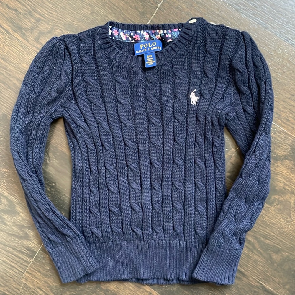 Ralph Lauren knit sweater 4t